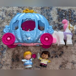 Disney Princess Little People Carriage Cinderella Prince Charming
